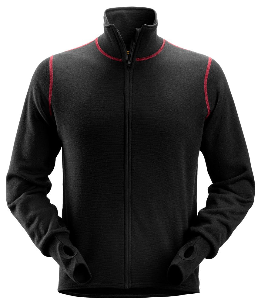 Snickers Workwear - 1563 Chaqueta de rizo de lana ProtecWork negro - Ferrotecnia