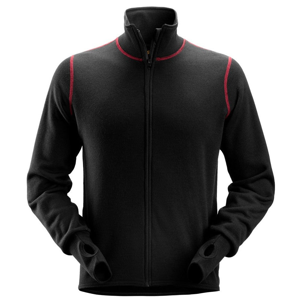 Snickers Workwear - 1563 Chaqueta de rizo de lana ProtecWork negro - Ferrotecnia