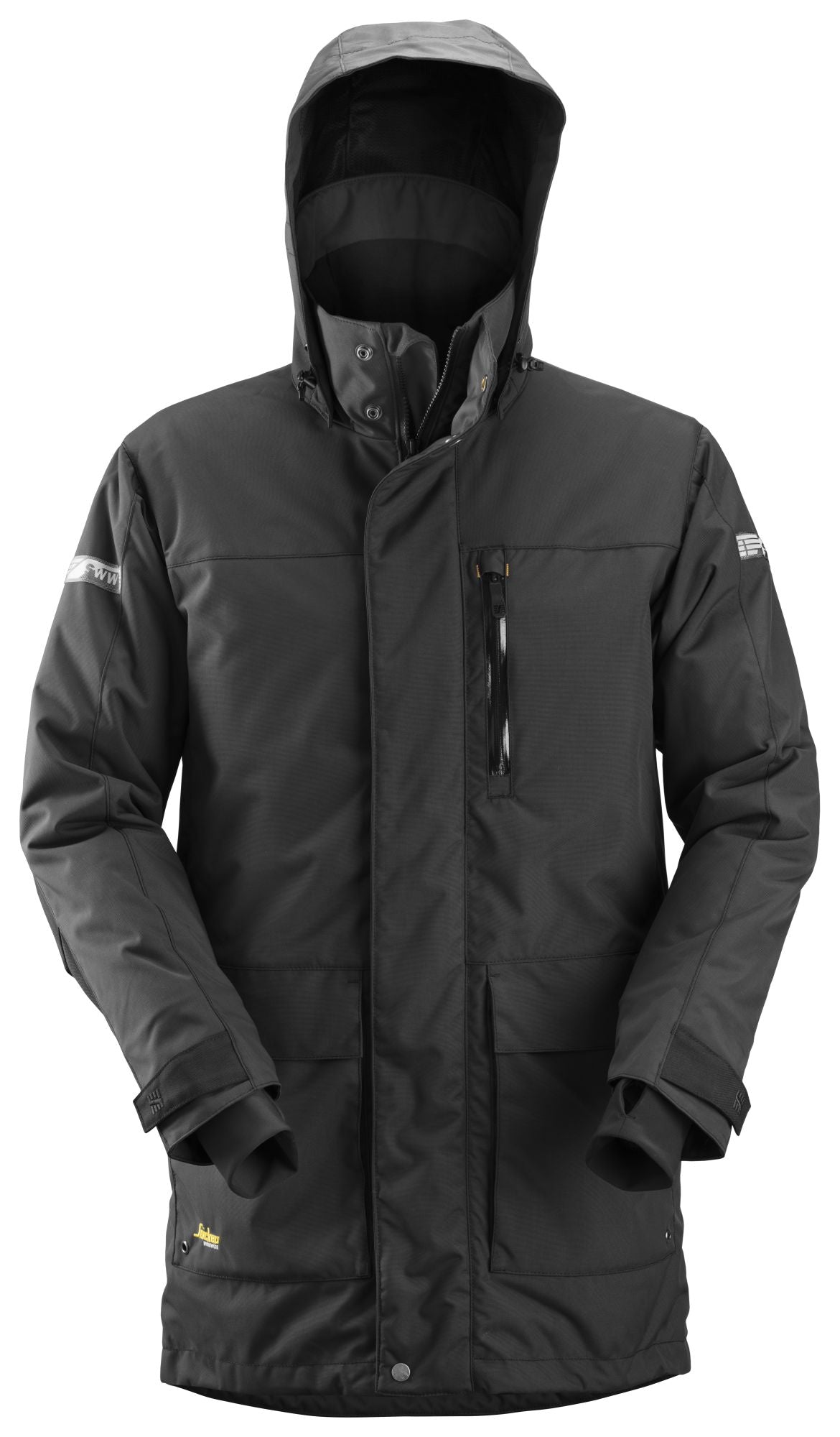 Snickers Workwear - 1800 Parka impermeable con aislamiento AllroundWork 37.5® negro - Ferrotecnia
