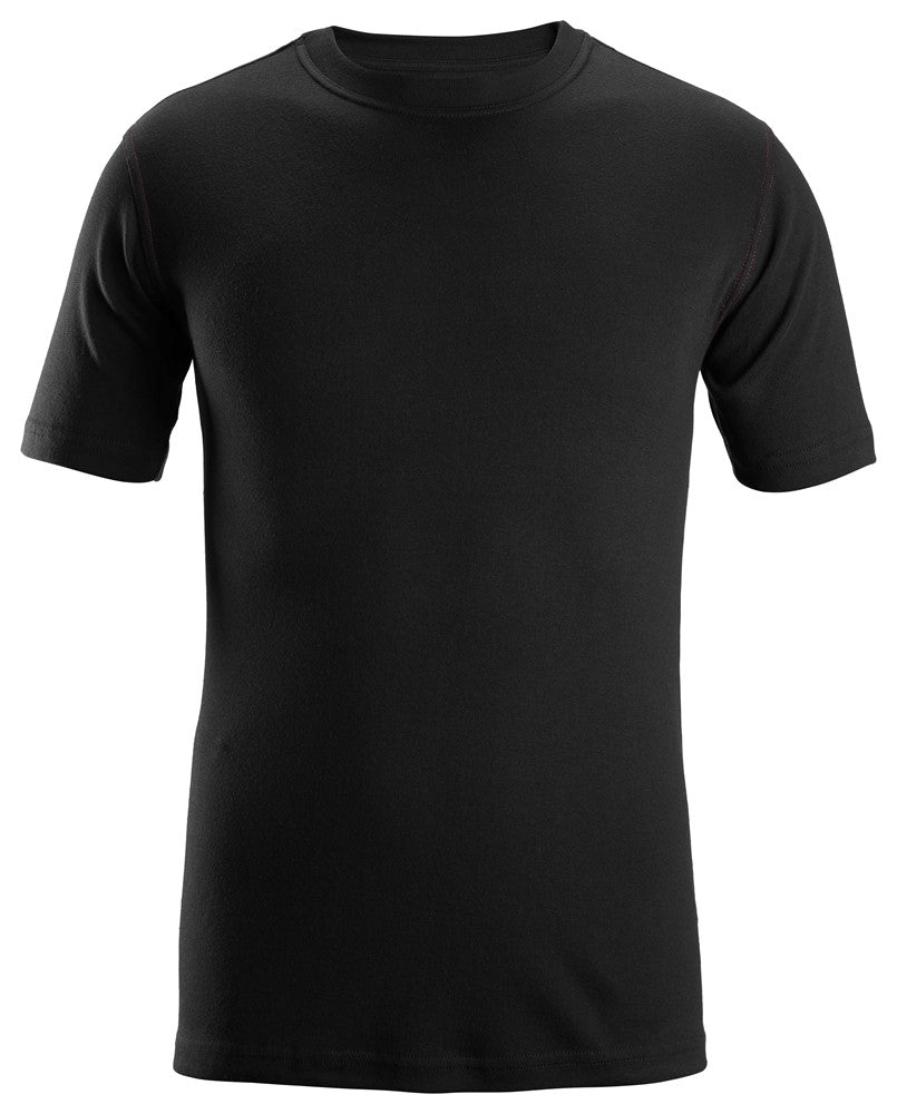 Snickers Workwear - 2563 Camiseta de manga corta con cuello redondo ProtecWork negro - Ferrotecnia