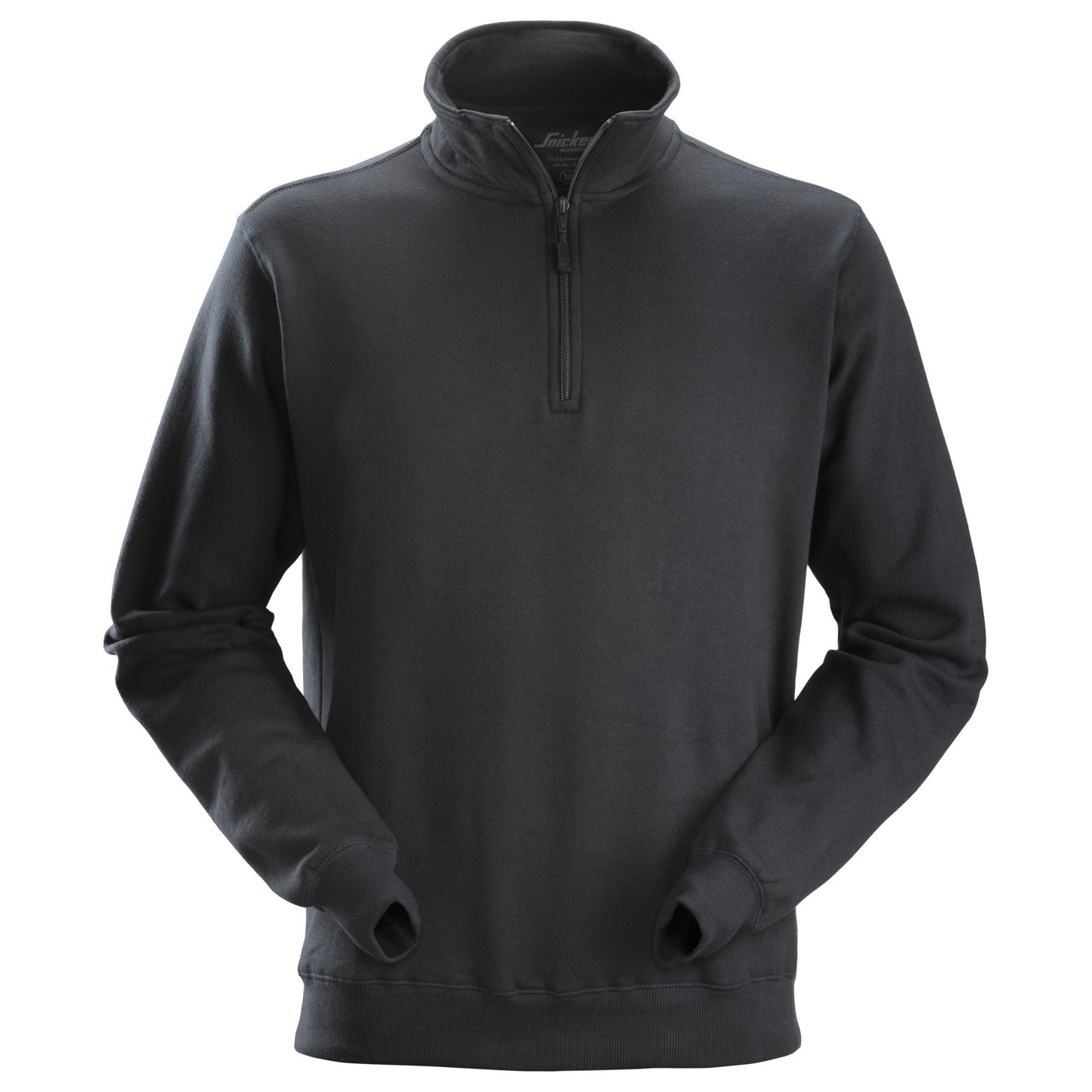Snickers Workwear 28180400005 - 2818 Black Half Zip Sweatshirt Size M
