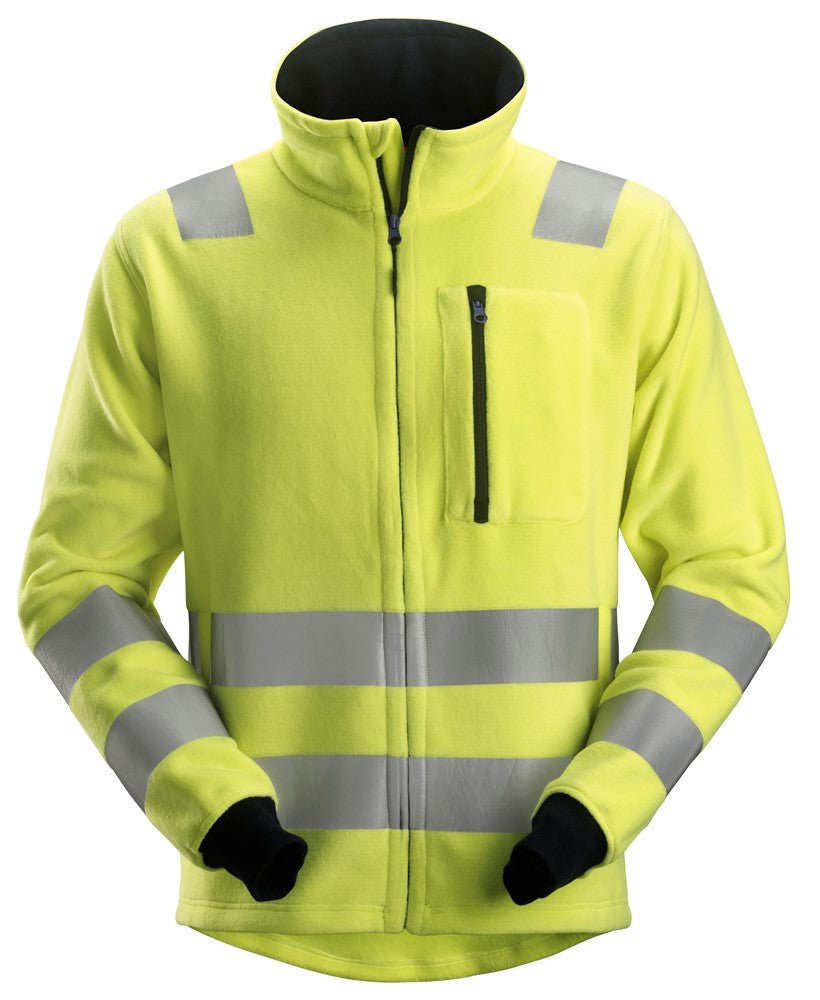 Snickers Workwear - 2860 Forro polar con cremallera de alta visibilidad clase 3 ProtecWork amarillo - Ferrotecnia