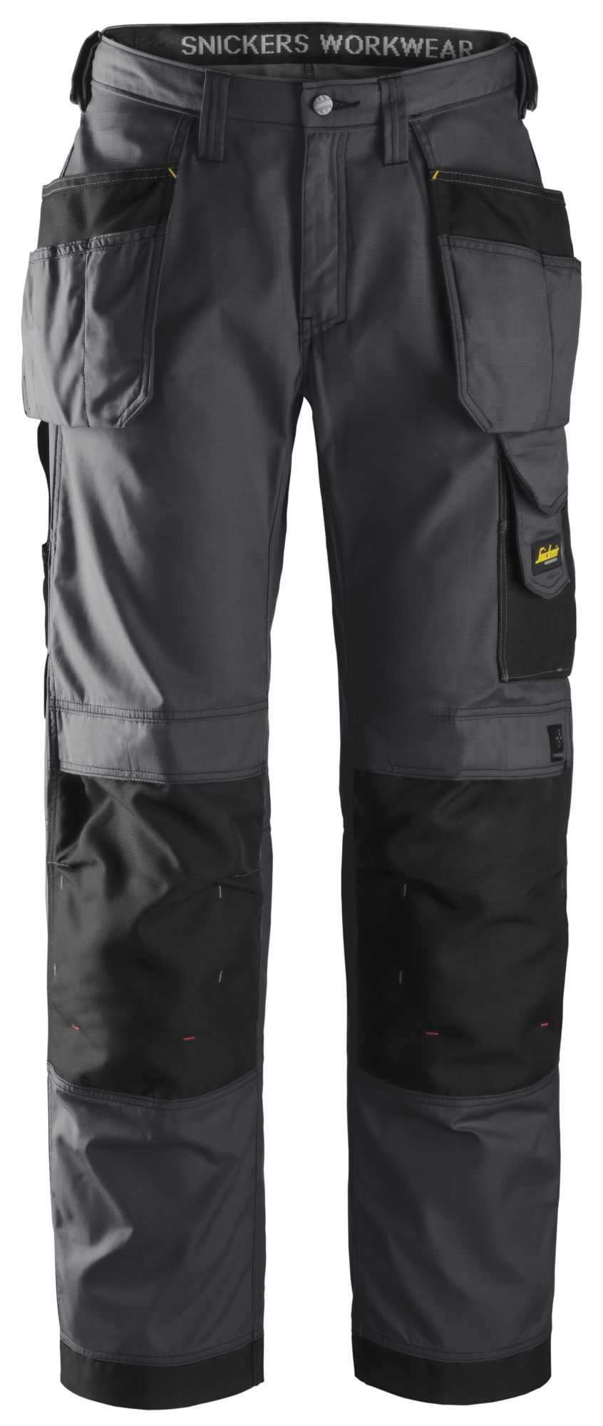 Snickers Workwear - 3213 Pantalones largos de trabajo Rip - Stop gris acero con bolsillos flotantes - Ferrotecnia