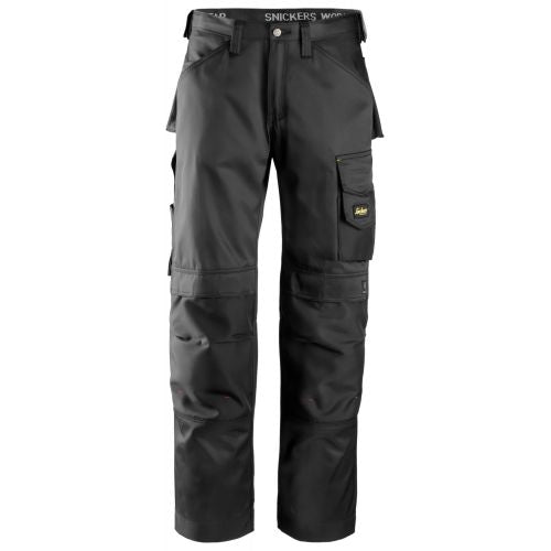 Snickers Workwear 33120404148 - 3312 Pantalón largo DuraTwill negro talla 148 - Ferrotecnia