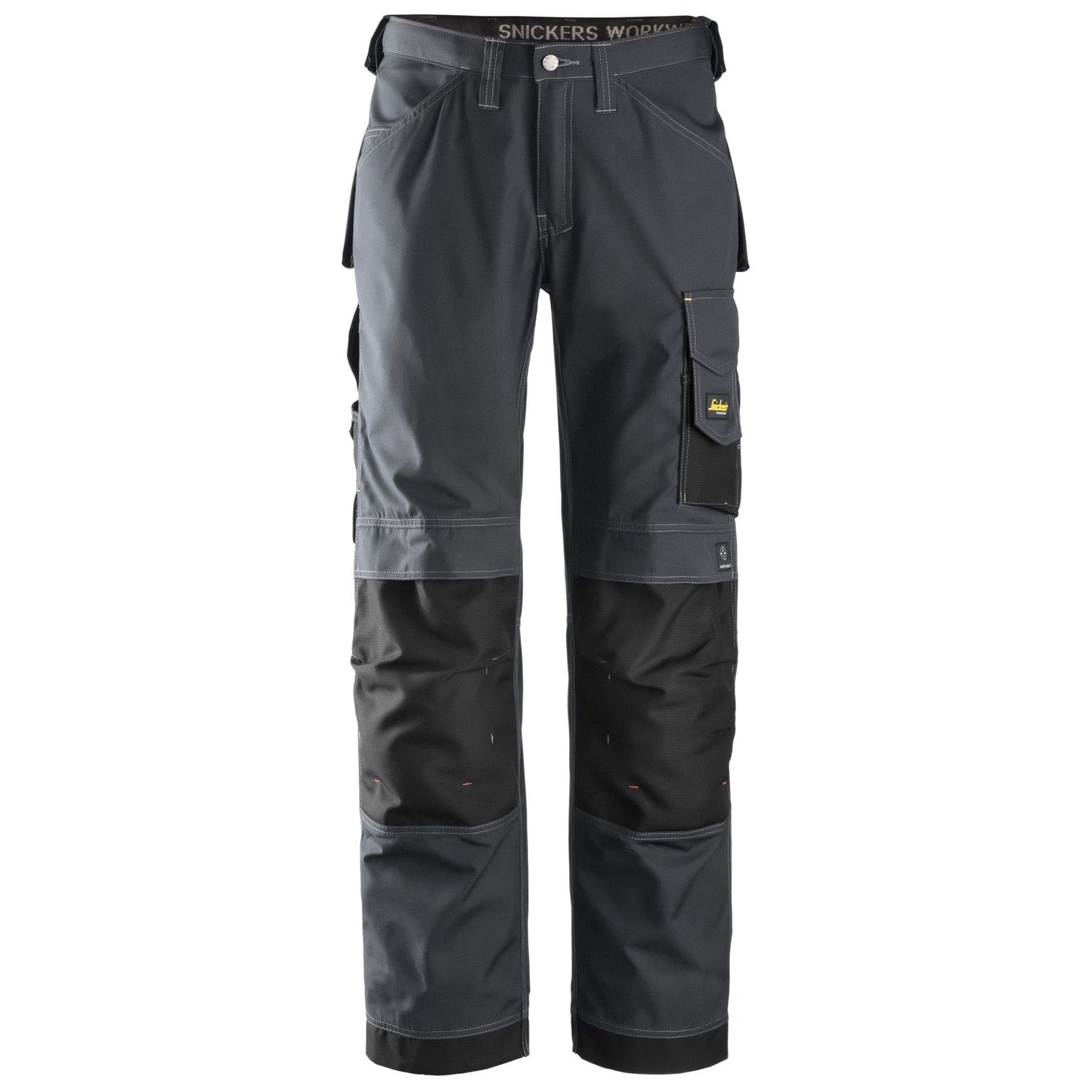 Snickers Workwear 33135804044 - 3313 Pantalón largo Rip-Stop gris acero-negro talla 44