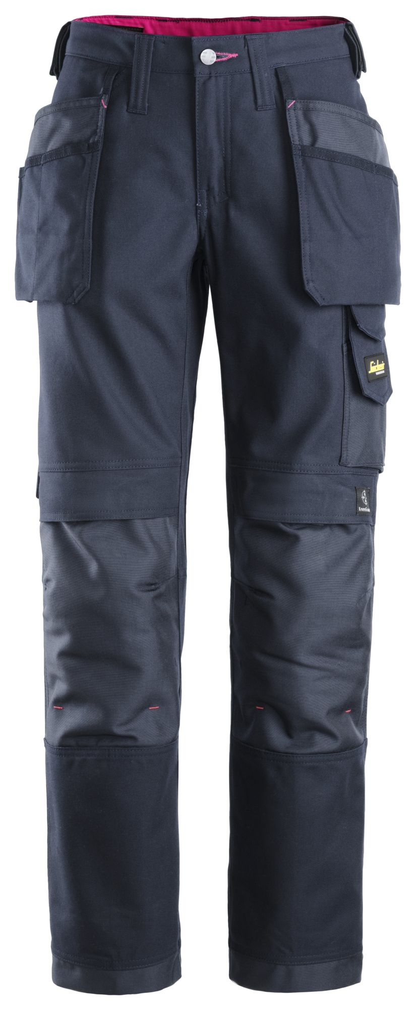 Snickers Workwear 37149595040 - 3714 Pantalón largo Canvas+ Mujer con bolsillos flotantes azul marino talla 40 - Ferrotecnia