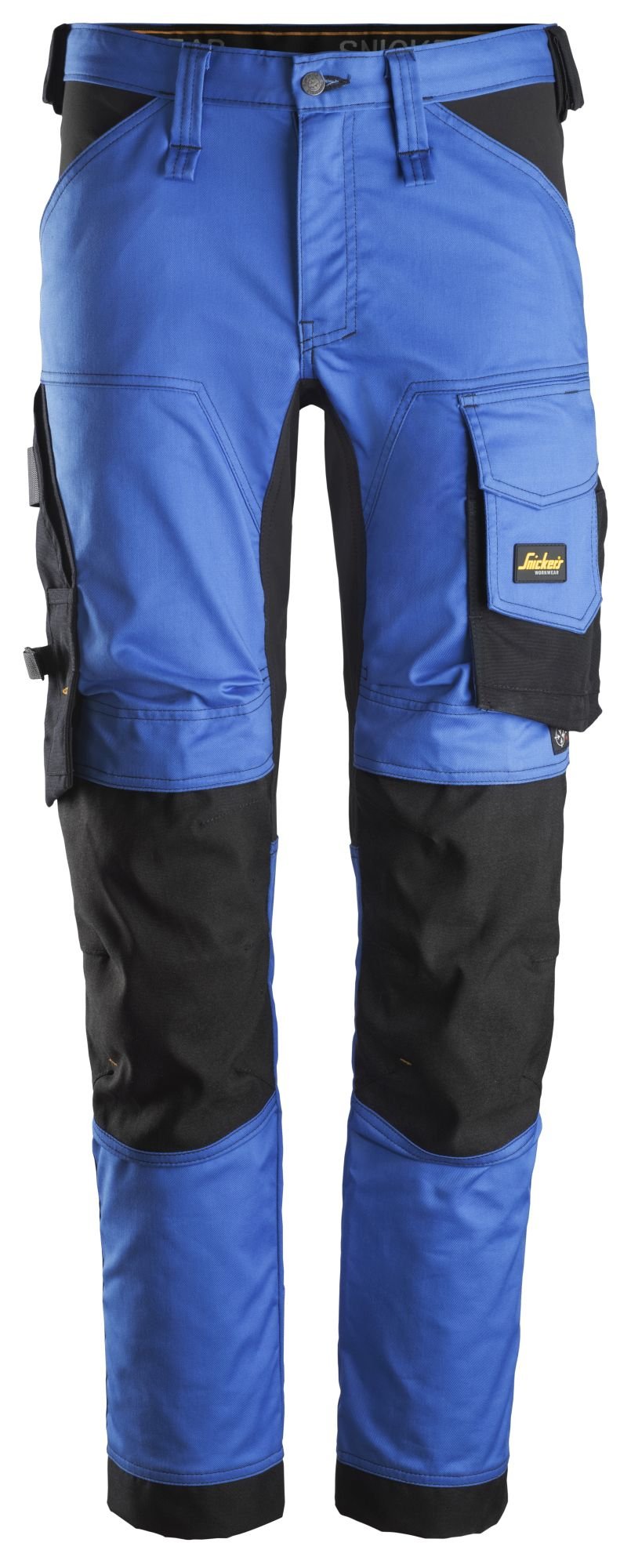Snickers Workwear - 6341 Pantalones largos de trabajo elásticos AllroundWork Slim Fit color azul verdadero/ negro - Ferrotecnia