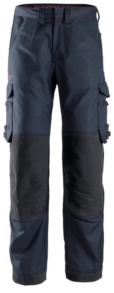 Snickers Workwear 63629500052 - 6362 Pantalones largos de trabajo con bolsillos simétricos ProtecWork azul marino talla 52 - Ferrotecnia