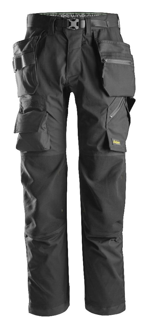 Snickers Workwear - 6923 Pantalones largos de solador bolsillos flotantes FlexiWork negro - Ferrotecnia
