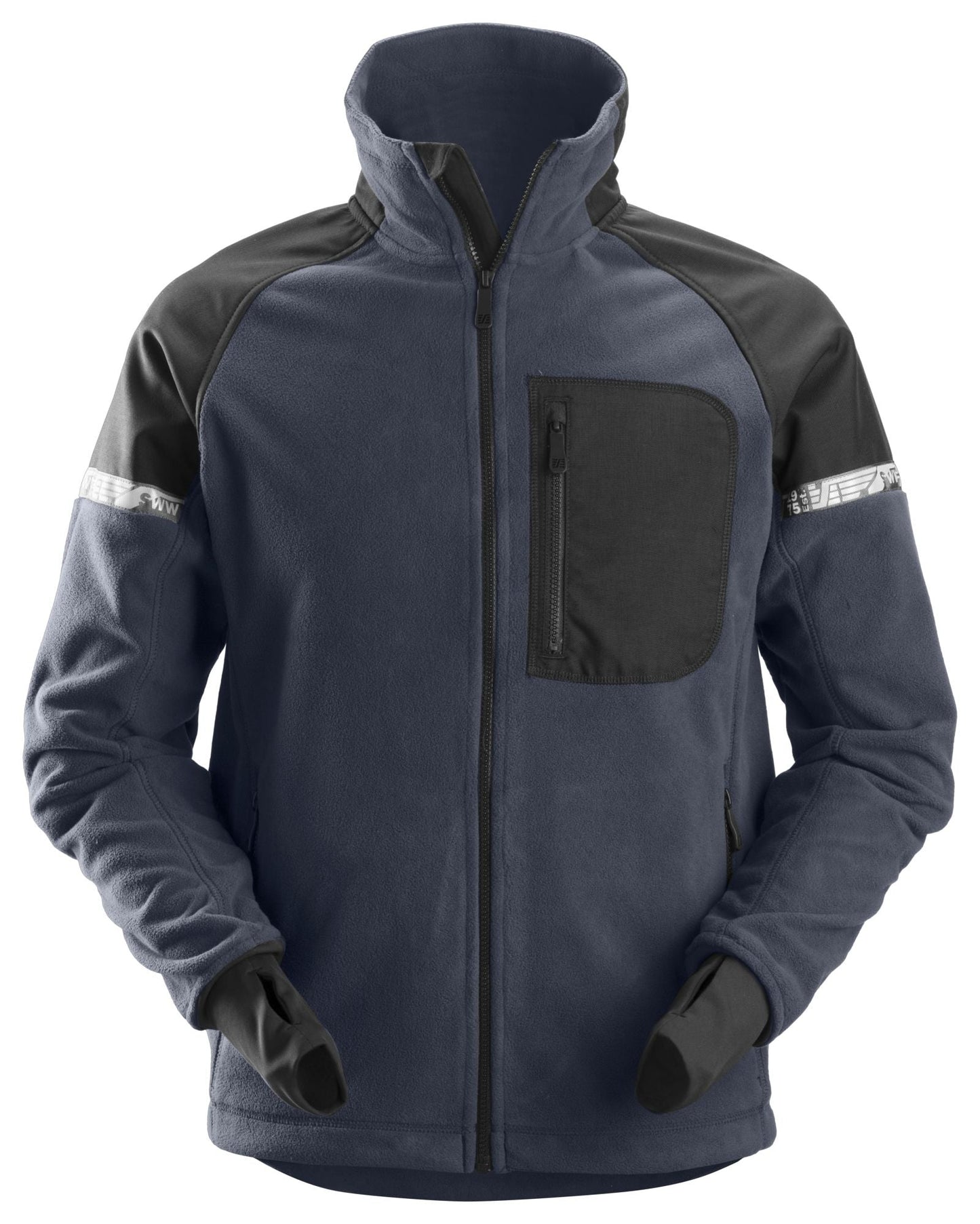 Snickers Workwear - 8005 Chaqueta polar cortavientos AllroundWork azul marino/ negro - Ferrotecnia