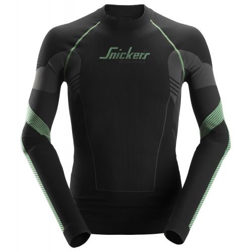 Snickers Workwear 94250418004 - 9425 Camiseta interior manga larga FlexiWork negra talla S - Ferrotecnia