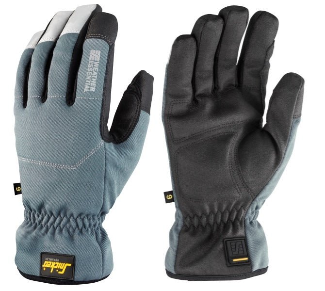 Snickers Workwear - 9578 Par de guantes Weather Essential Gris / Negro - Ferrotecnia