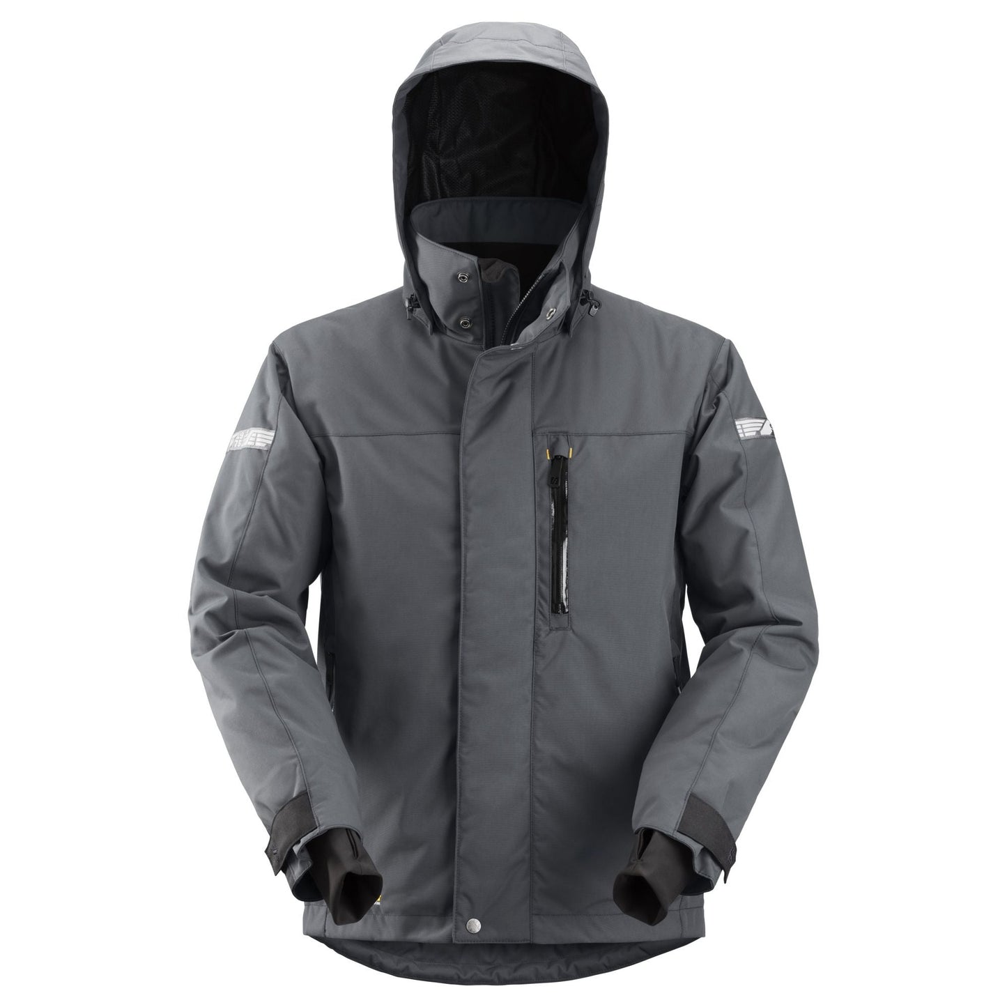 Snickers Workwear - Veste imperméable isolante AllroundWork 1102, gris acier/noir