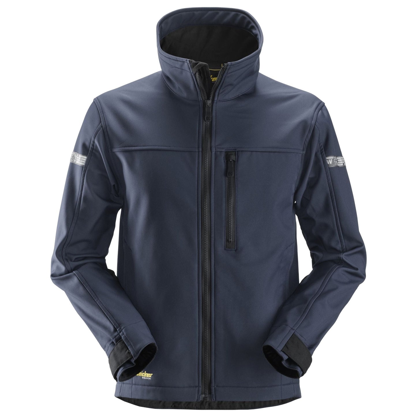 Snickers Workwear - Veste de travail softshell 1200 AllroundWork bleu marine/noir