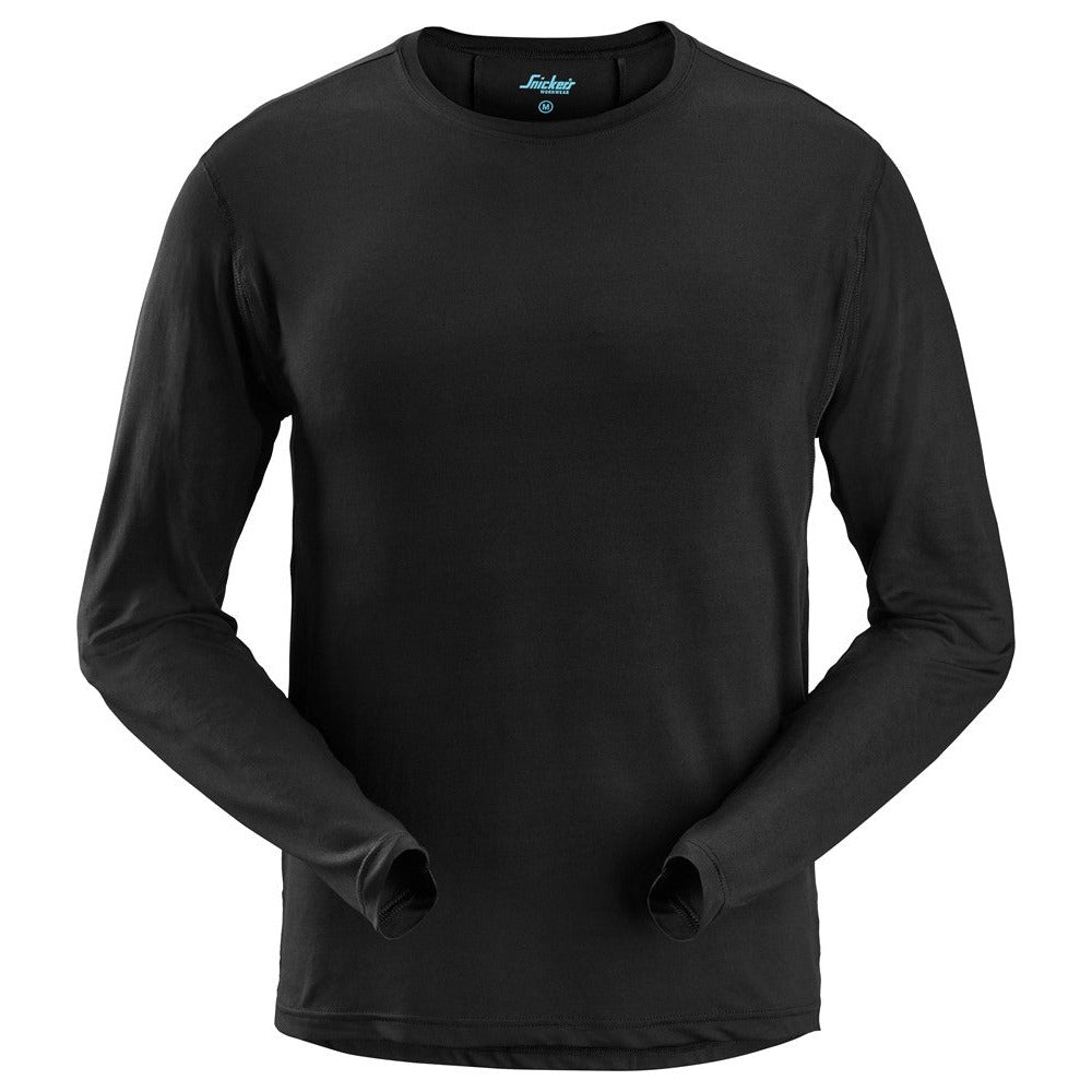 Snickers Workwear - 2411 LiteWork Long Sleeve T-Shirt, Black