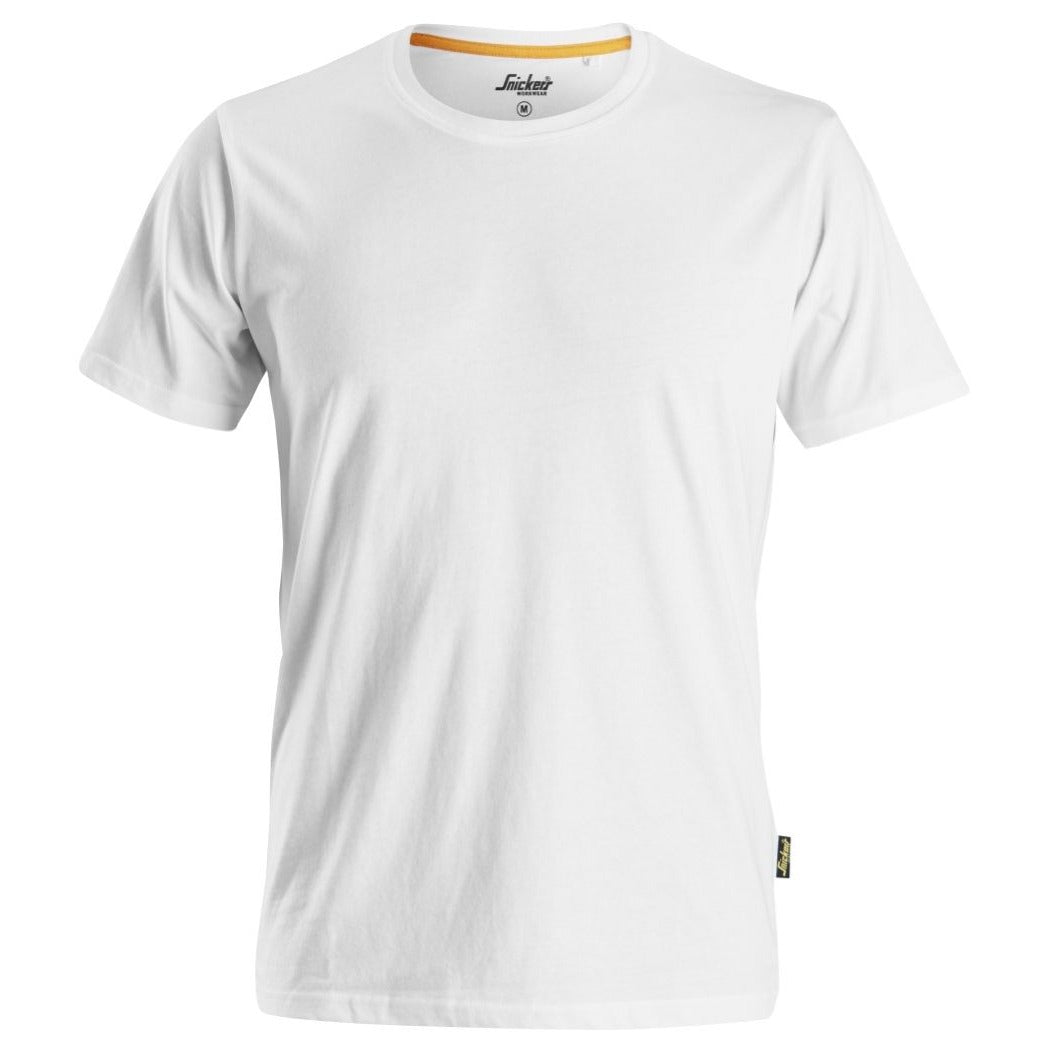 Snickers Workwear - 2526 Camiseta de algodón orgánico AllroundWork Blanco