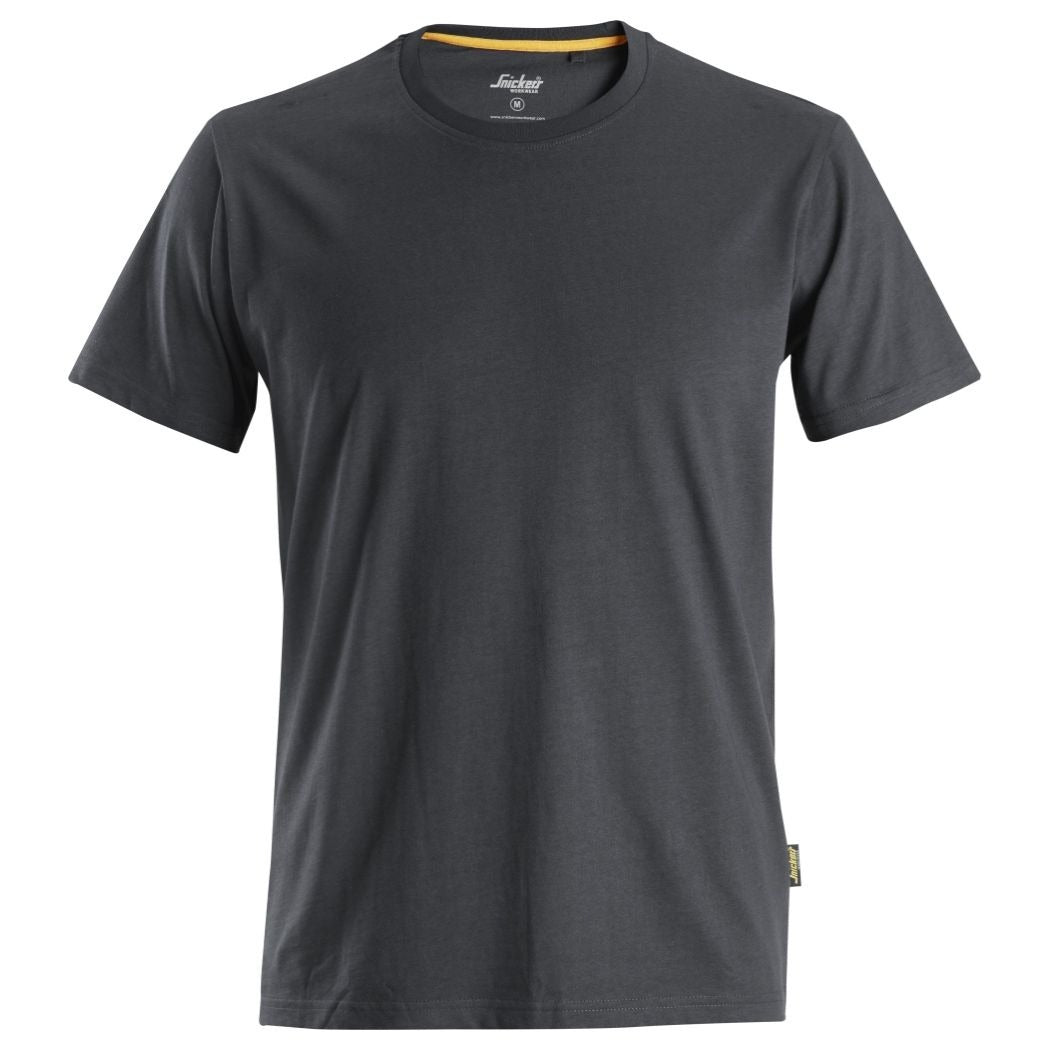 Snickers Workwear - 2526 Camiseta de algodón orgánico AllroundWork Gris acero