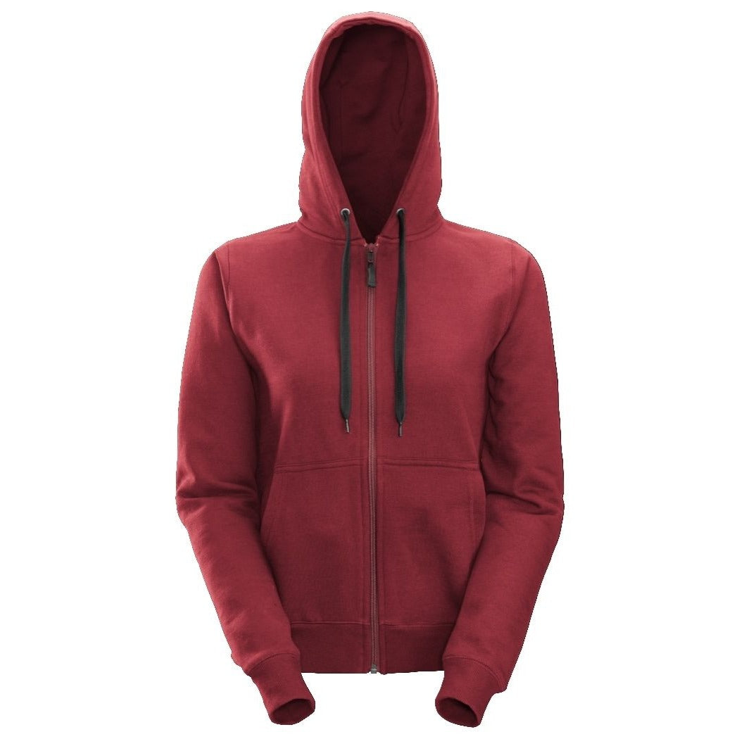 Snickers Workwear - 2806 Women's Full Zip Hooded Sweatshirt, Red