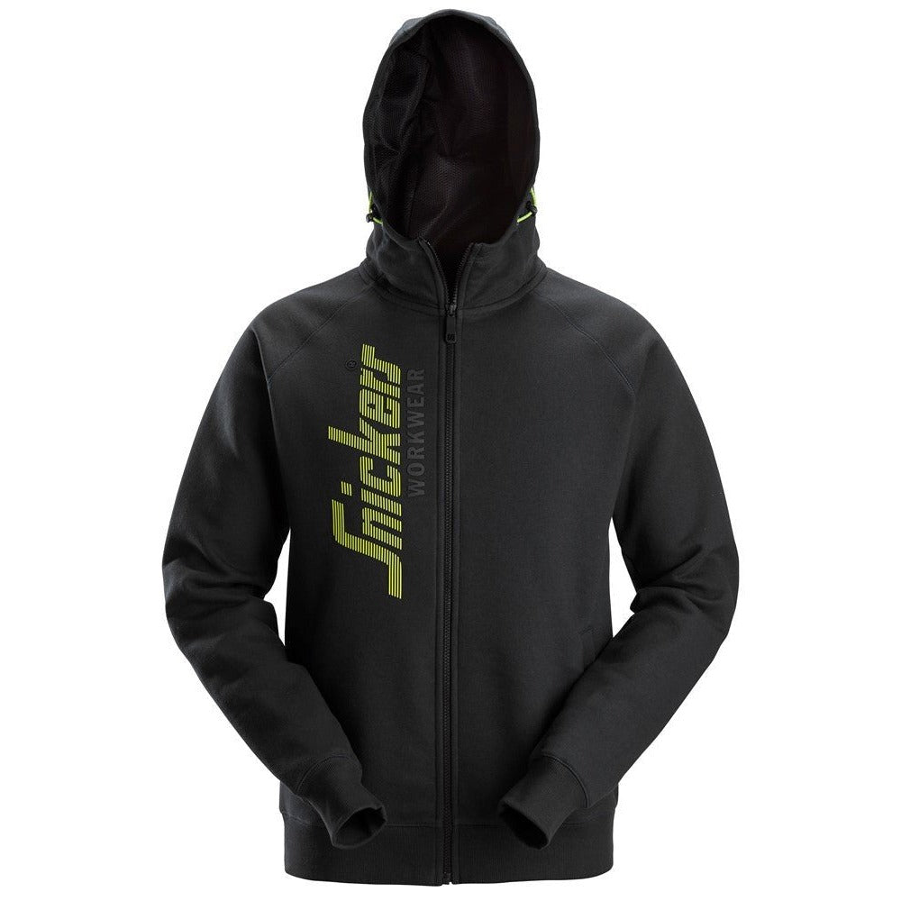 Snickers Workwear - 2846 Sudaderas con cremallera y capucha color negro