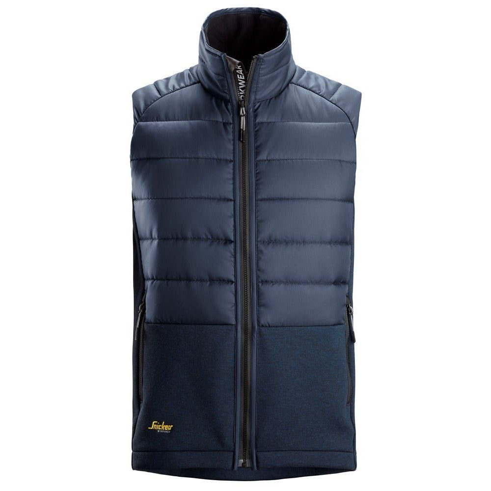 Snickers Workwear - 4902 FlexiWork Hybrid Vest in Navy/Marl Navy