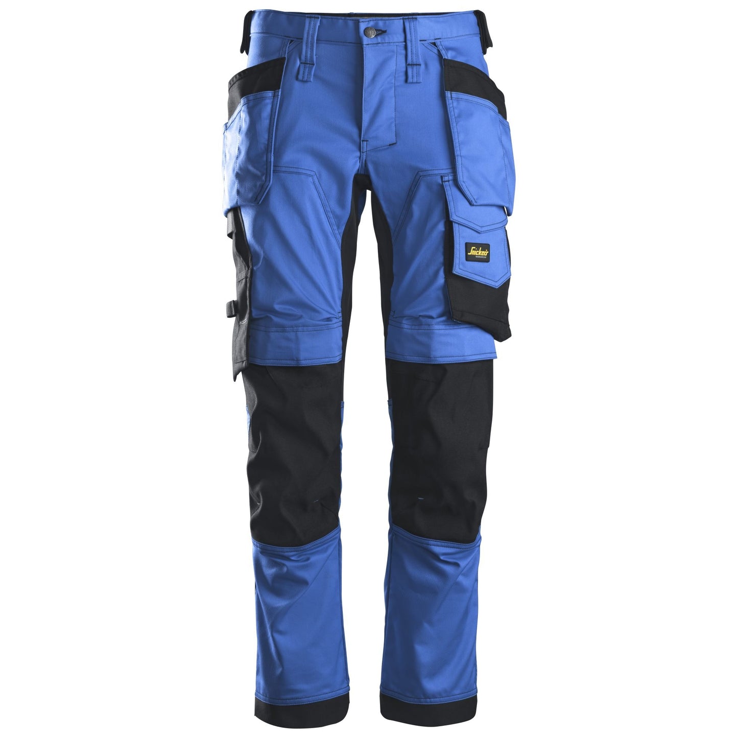 Snickers Workwear - 6241 AllroundWork Slim Fit Stretch Long Trousers with Floating Pockets in True Blue/Black