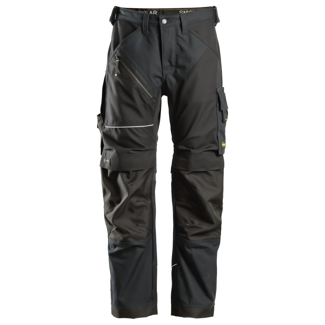 Snickers Workwear - 6314 Canvas+ RuffWork Long Trousers Black