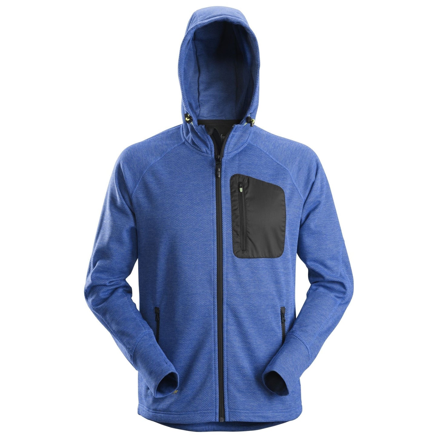 Snickers Workwear - 8041 Sudadera con capucha y forro polar Flexiwork azul verdadero-negro