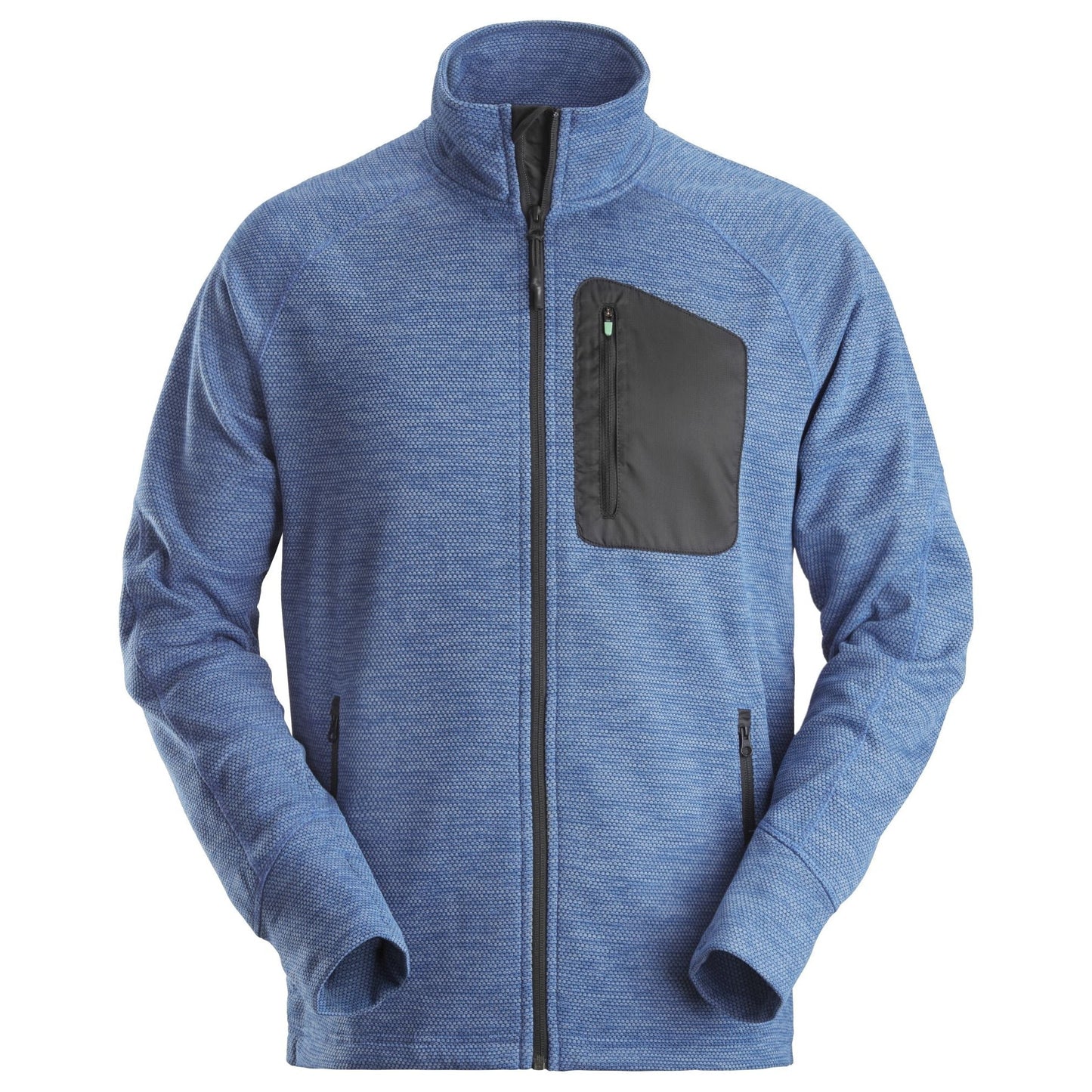 Snickers Workwear - 8042 Chaqueta de forro polar de malla suave FlexiWork azul/ negro