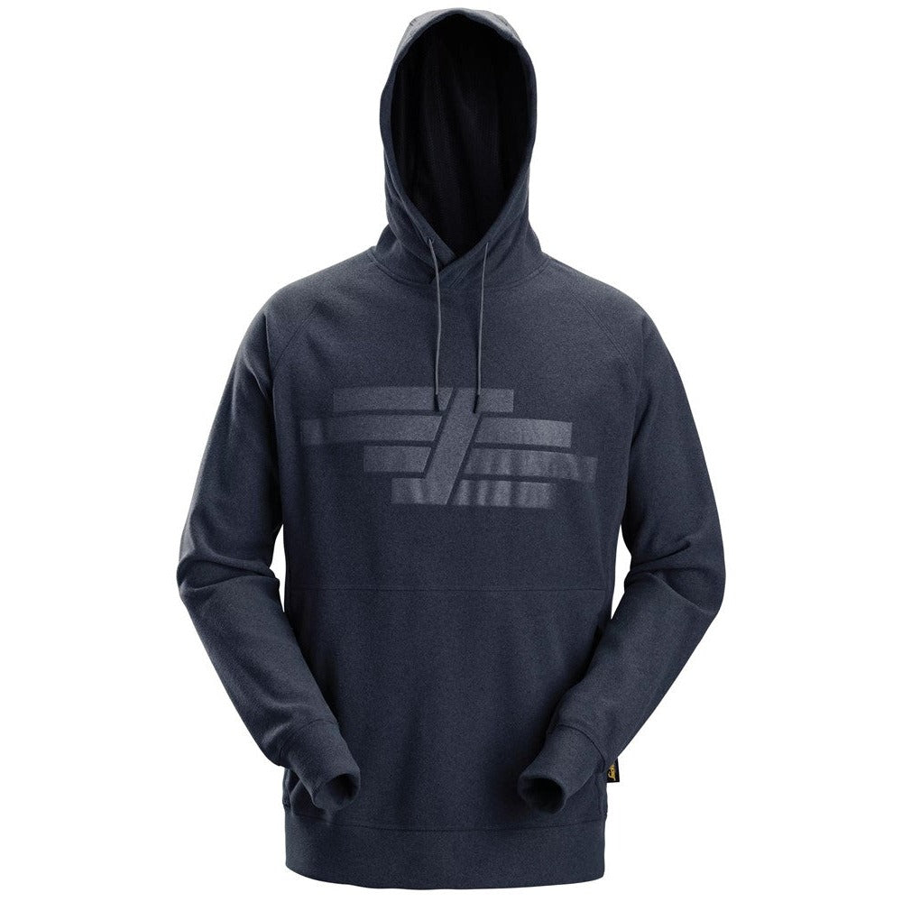 Snickers Workwear - 8075 AllroundWork Polartec® Terry Hooded Sweatshirt in Heather Navy