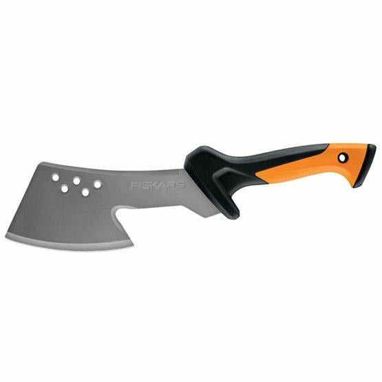 Fiskars Hacha de mano, Incluye funda de nylon, Longitud de la hoja: 23 cm, Acero templado/plástico, Negro/naranja, 1051234