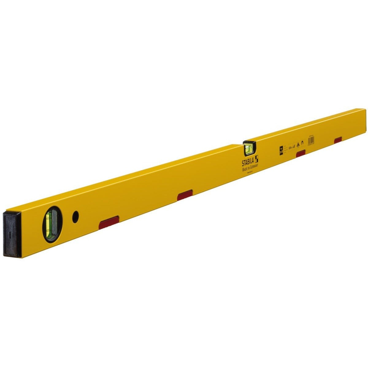 Stabila 21498 - Stabila Series 70M 120 cm bubble level with magnetic base.