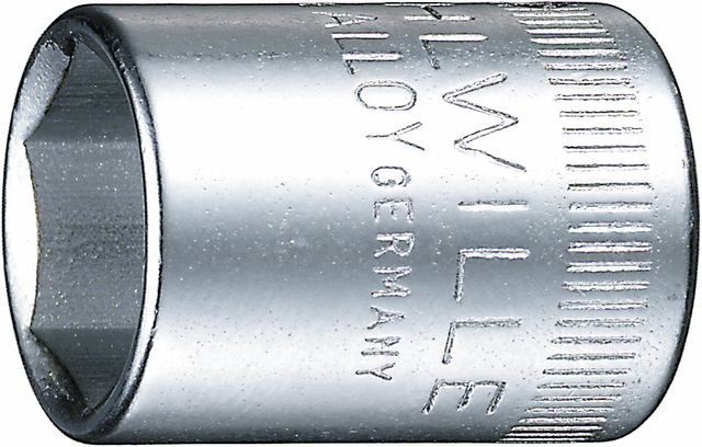 Stahlwille 01010006 - Llave de vaso 1/4" 6 mm L.23 mm - Ferrotecnia