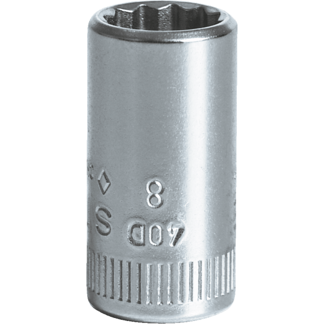 Stahlwille 01030009 - Llave de vaso 1/4" 9 mm L.23 mm