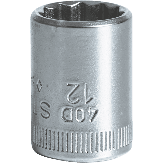 Stahlwille 01030012 - Llave de vaso 1/4" 12 mm L.23 mm - Ferrotecnia