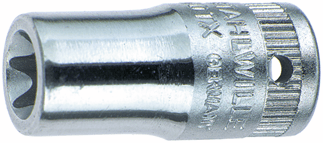 Stahlwille 01270008 - Llave de vaso 1/4" E8 L.23 mm - Ferrotecnia