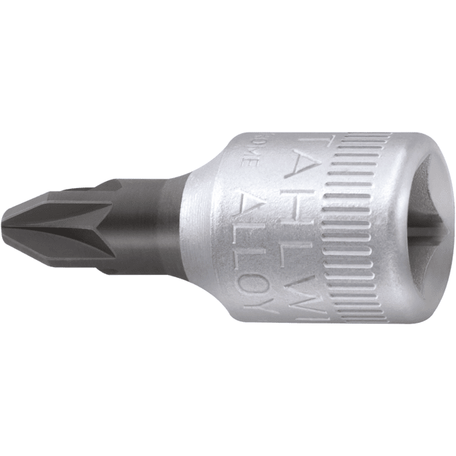 Stahlwille 01300002 - Llave de vaso destornillador 1/4" PZ2 L.28mm - Ferrotecnia