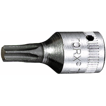 Stahlwille 01350027 - Llave de vaso destornillador 1/4" T27 L.28mm - Ferrotecnia