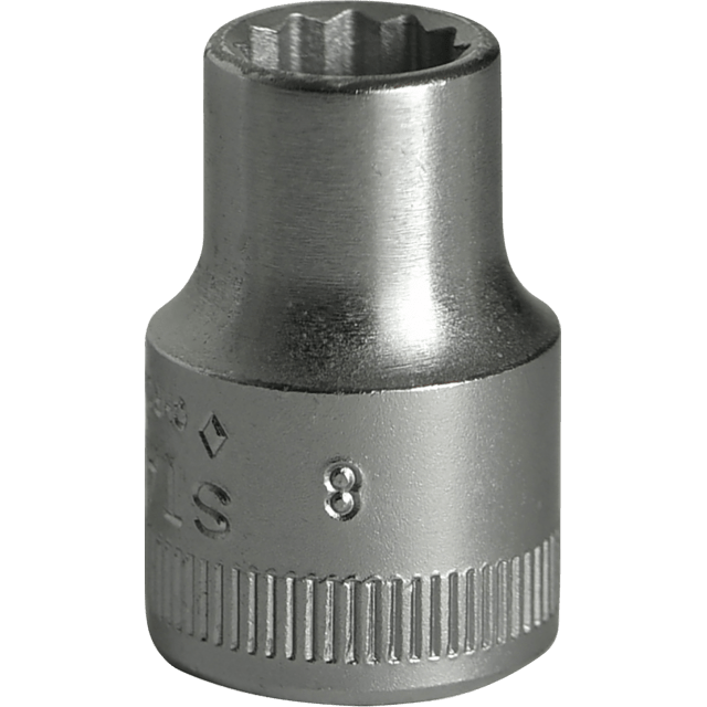 Stahlwille 02010008 - Llave de vaso 3/8" 8 mm L.25 mm