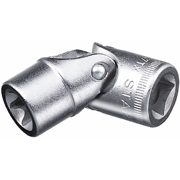 Stahlwille 02070012 - Llave de vaso Uniflex 3/8" E12 L.46 mm - Ferrotecnia