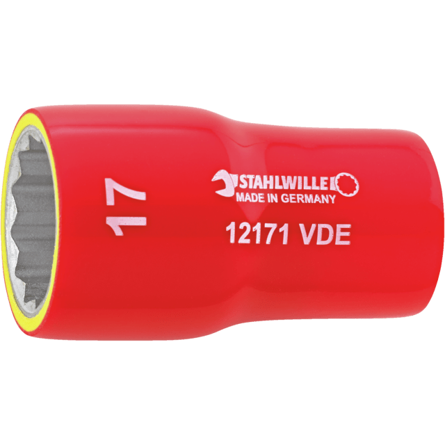 Stahlwille 02380019 - VDE 3/8" 19 mm Socket Wrench