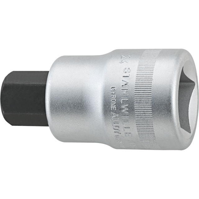 Stahlwille 06050022 - Llave de vaso 1" 22 mm L.90 mm