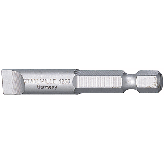 Stahlwille 08300635 - Punta 1/4" cabeza ranurada 0,6x3,5 mm L.50 mm