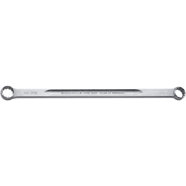 Stahlwille 41161618 - Double Open End Wrench SW 1/2 x 9/16 L.290mm