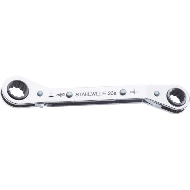 Stahlwille 41553234 - Double Ring Ratchet Wrench SW 1/2 x 9/16 L.170mm