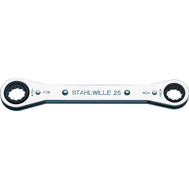 Stahlwille 41564246 - Llave de carraca de doble anillo SW 13/16 x 15/16 L.235mm