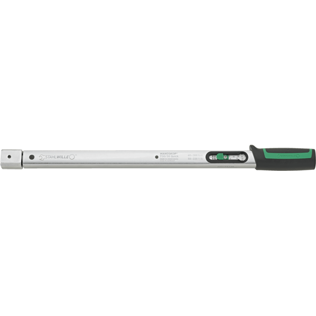 Stahlwille 50184030 - MANOSKOP 730 Quick Torque Wrench 60-300N·m 14 x 18 mm L. 520mm