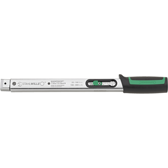Stahlwille 50584005 - MANOSKOP 730a Quick torque wrench 6-50N·m 9 x 12 mm L. 315mm