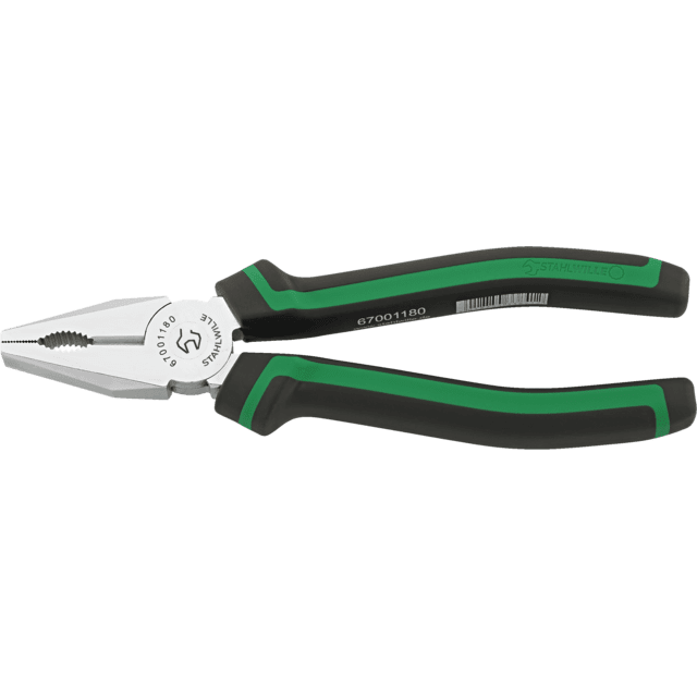 Stahlwille 67001180 - Alicates combinados cromados L.180 mm - Ferrotecnia