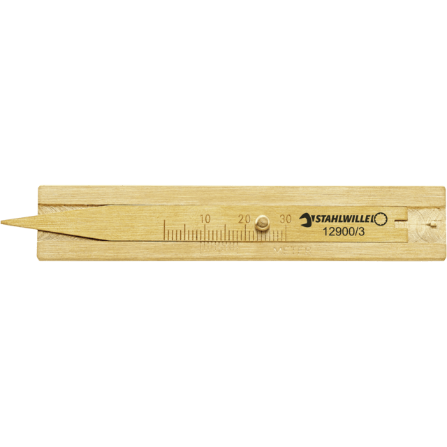 Stahlwille 77371004 - Calibre para banda de rodadura de neumáticos 0-30 mm