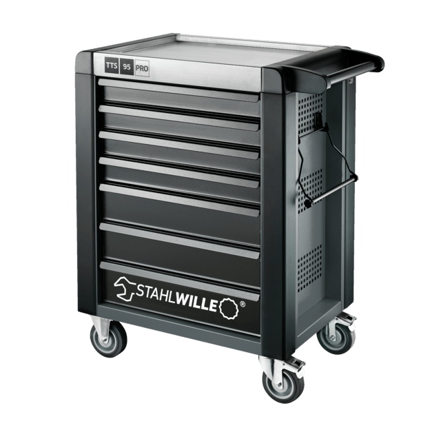 Stahlwille 81200163 - Anthracite tool trolley, 7 drawers